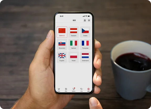 Menu w języku gościa